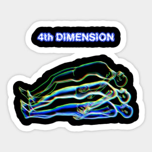 4th dimension Sticker